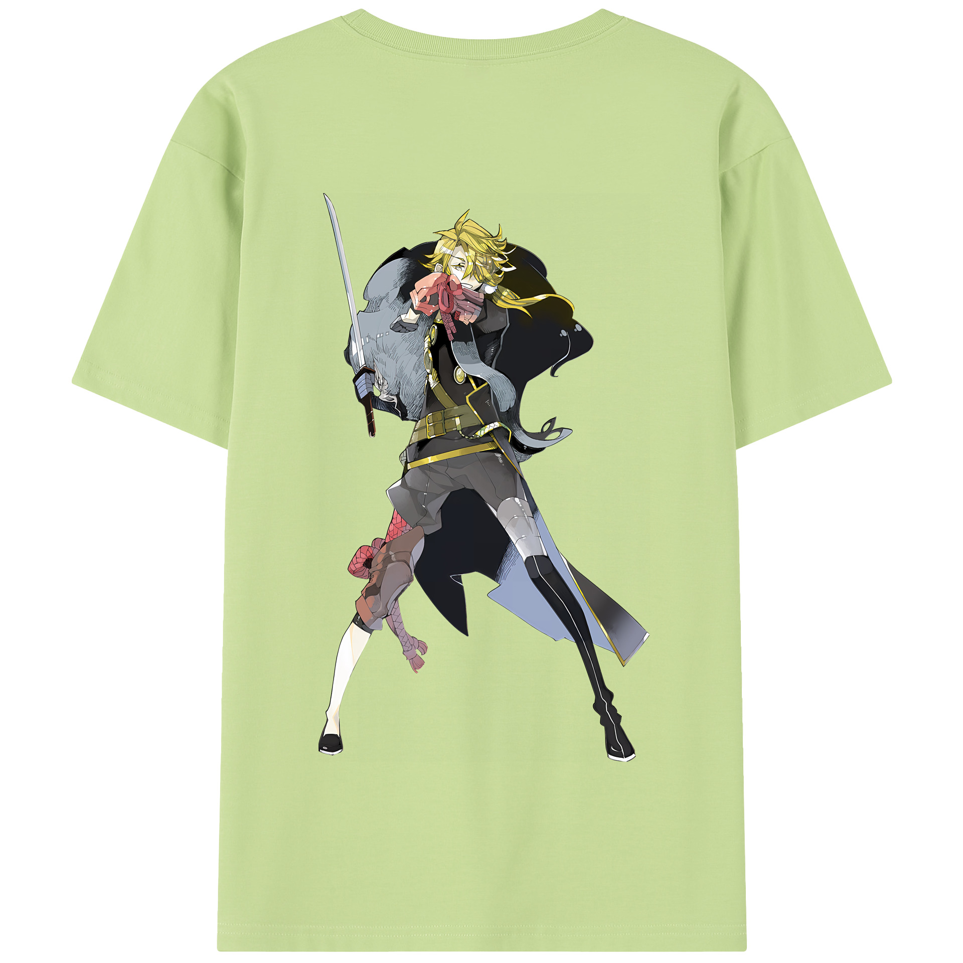 （画像用） 刀剣乱舞 Touken Ranbu 綿100％半袖Tシャツ（背面プリント）